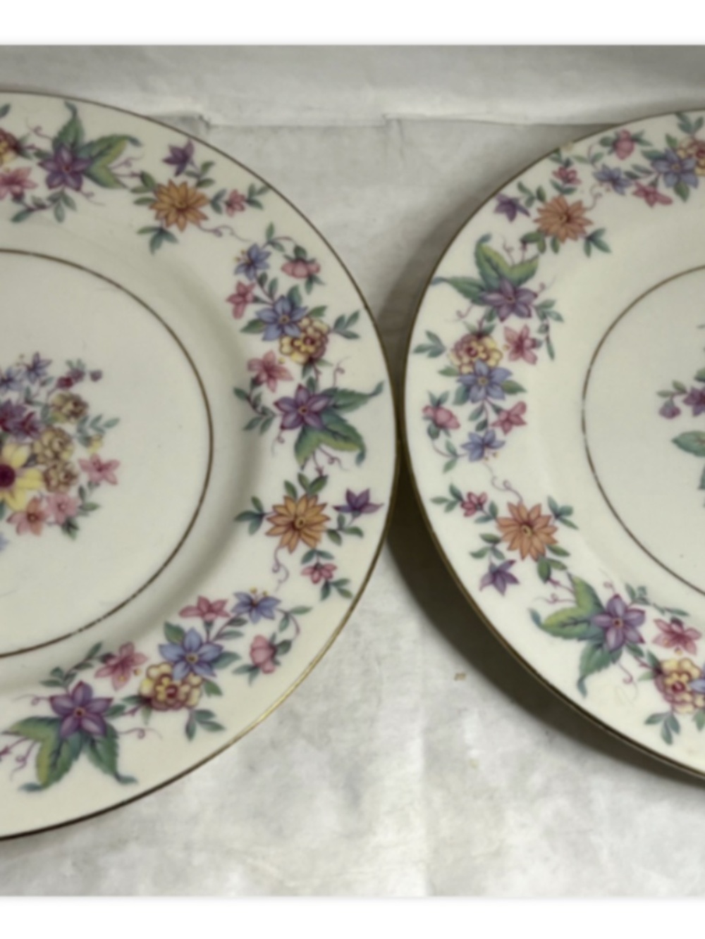 Vintage Theodor Haviland "Springtime" (New York) Salad Plate 7 1/2" set of 8 - Picture 5 of 16